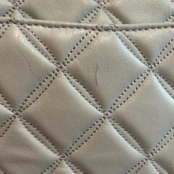 Kate Spade Natalia Smooth Quilted Leather Chain Shoulder Bag in Crystal Blue - Picture 3 of 10